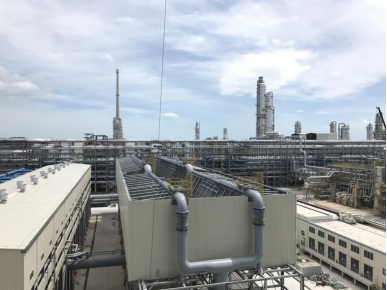 Zhejiang, China | 9 sets of Air Cooled Condensers for Zhejiang Petroleum&Chemical Co., Ltd.（ZPC） Phase II Project completed installation and commissioning 